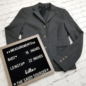 Theory Wool Blend Blazer Suit Jacket